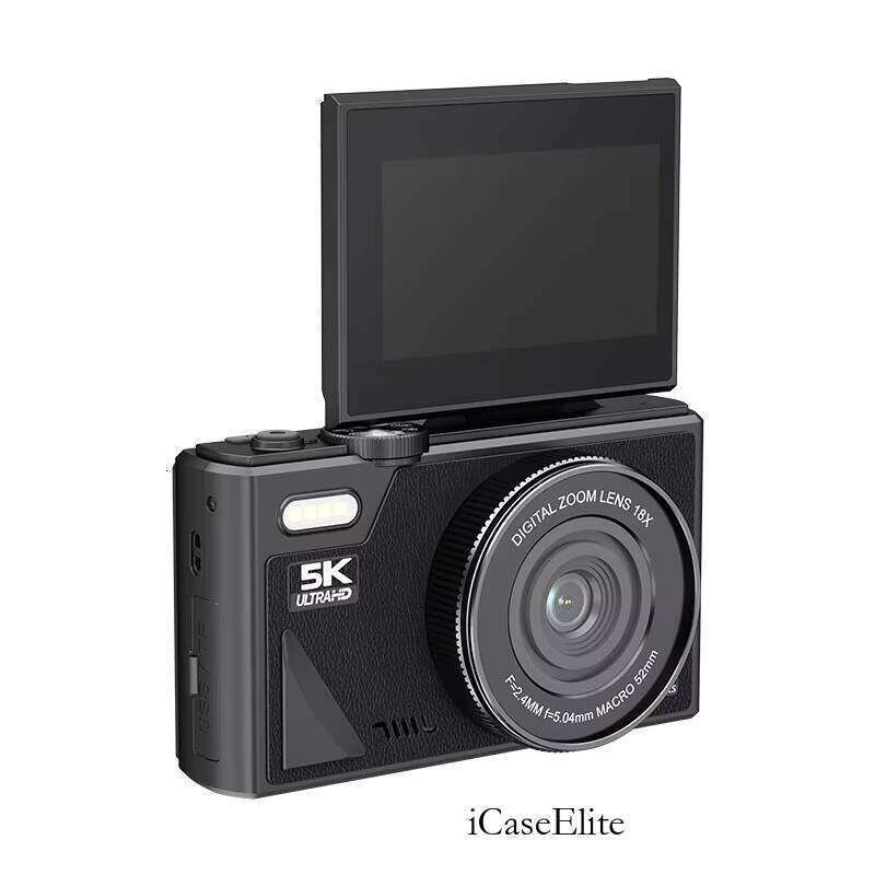 European Standard Professional Cameras Portable Travel Camcorder With 4K 5K 75Mp 18X Digital Zoom Photography Video