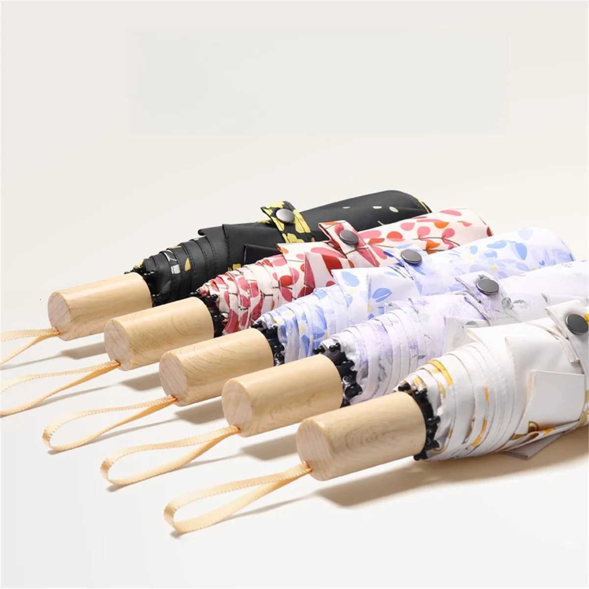 1 piece of personalized creative pattern windproof and rainproof sunny umbrella small fresh variety of pattern umbrella suitable. R250724
