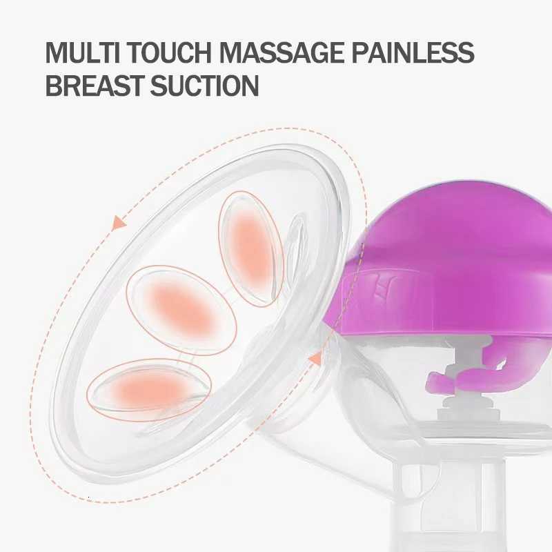 2-in-1 manual breast pump maternity products large suction with pacifier food-grade PP material X250724