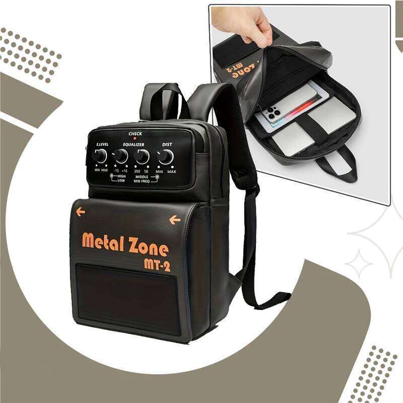 Trending Mt-2 Rock Backpack - Durable Large Capacity Men's Rucksack With USB Port Hidden Pockets Niche Music Lover Essential