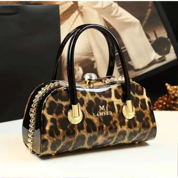 Designer Luxury Evening Diamond New Handbag Diamond-Encrusted High-Quality Glossy Clip Best-Selling Evening Party Bag