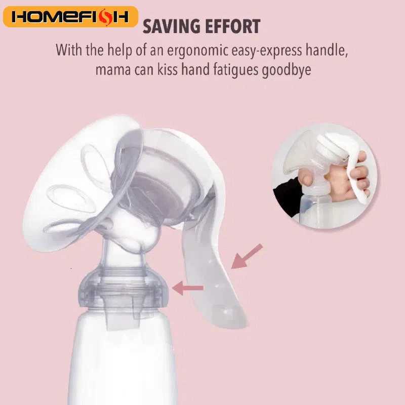 Manual Breast Pump Baby Nipple Suction Milk Pump Feeding Milk Collector Adjustable Gear Sucking Postpartum Supplies Accessories X250724