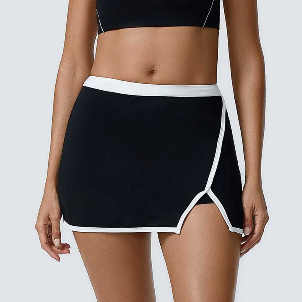 Women Sports Tennis Skirts High Waist Tights Yoga Tennis Shorts Dress Skirt Anti-Exhaust Quick Dry Yoga Short Gym Push Up Skirts XJ250724
