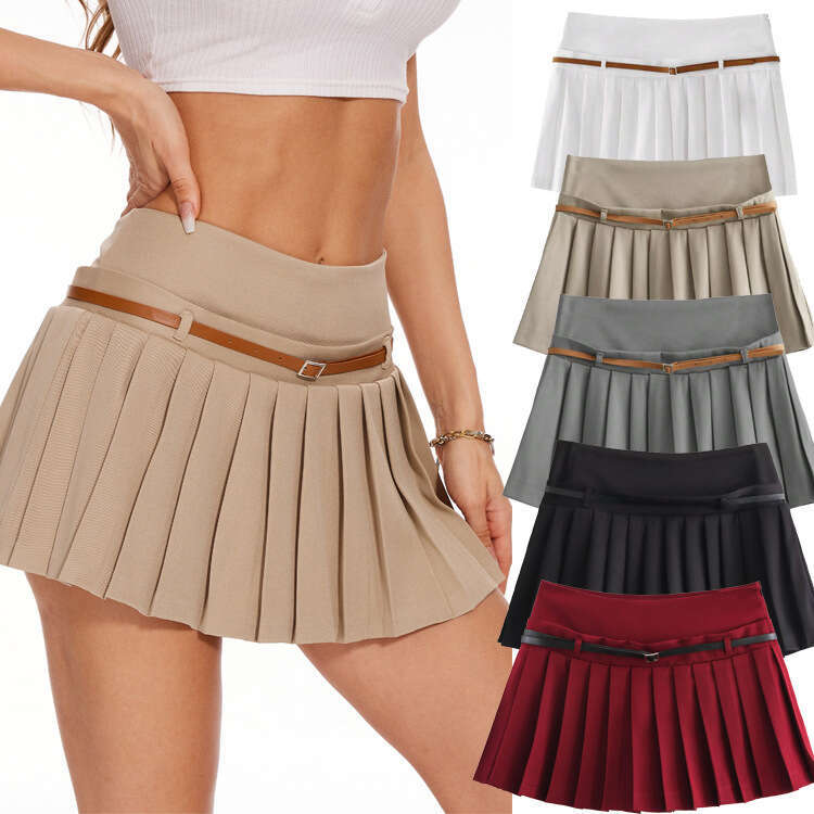 TRAFZA Spring Summer New Sexy Casual Versatile Women Slim Fit Bodycon Short Half Skirt B5