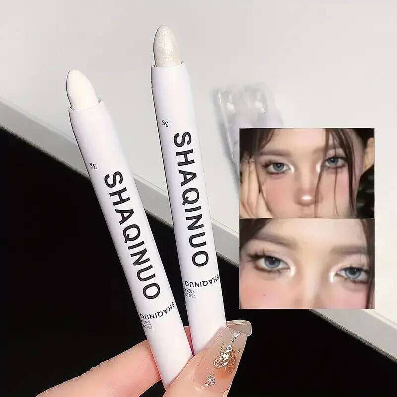 Highlighter Gloss Pencil Double End Beads Bright Flash Stick Anti Sweat Long High Color Eyeshadow Makeup X250723 X250724