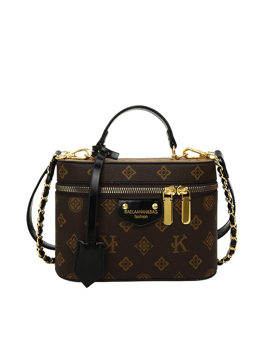 2025 Free shipping designer bags for womens Shoulder bags brown black New high-end retro box chain small square bag, fashionable and versatile crossbo