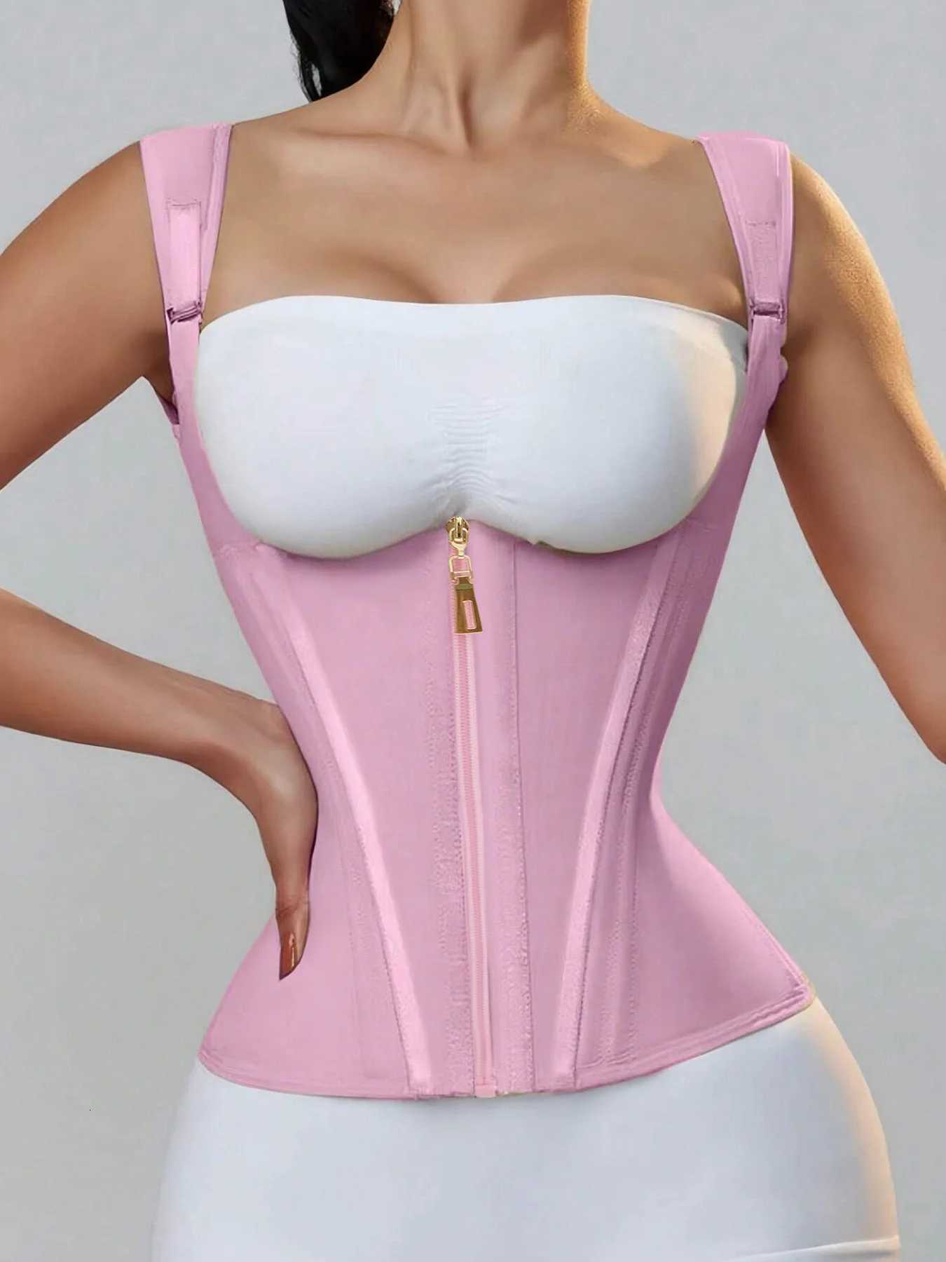 Postpartum Body Shaping for Women 15-Bone Back Waist Correction Corset Underwear High Elastic Latex Tight Waist Seal W250724