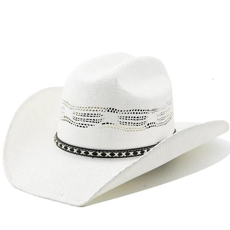 Selling Woven Handmade Straw Knights Cowboy Western British Jazz Hat 250722