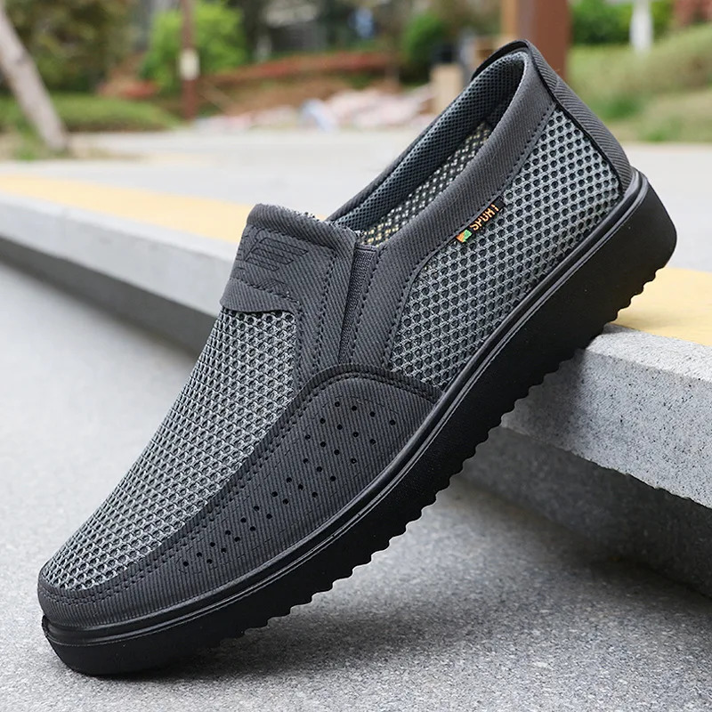 Comfortable Men Casual Shoes Breathable Mesh Summer Men Shoes Non-slip Lightweight Shoes for Men 2024 250716