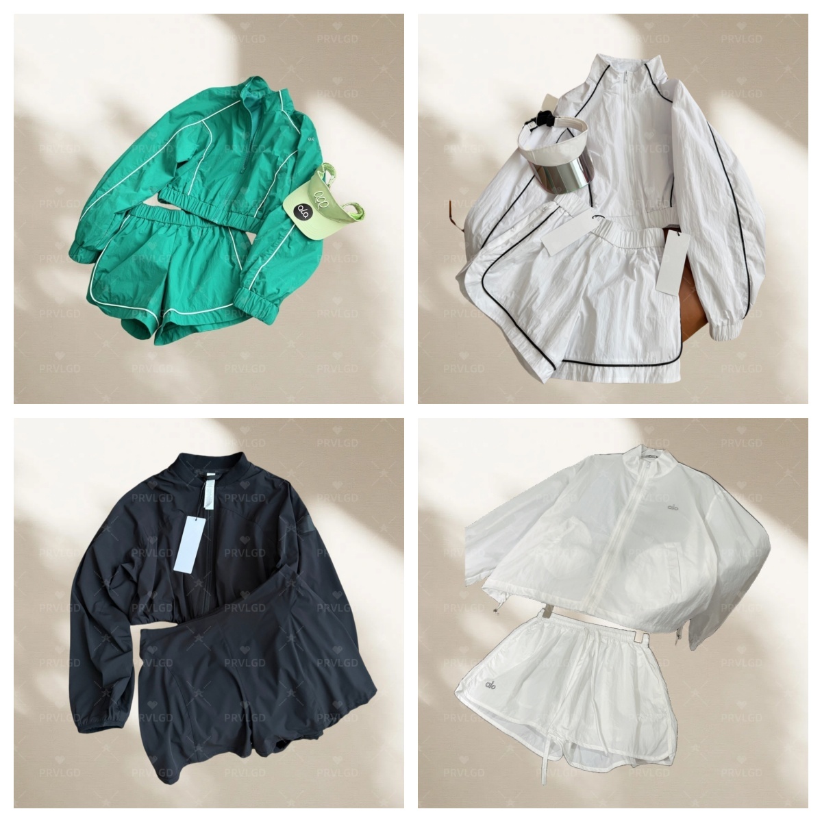 Women's sports ensemble, a fashionable layered outfit with a casual and trendy vibe