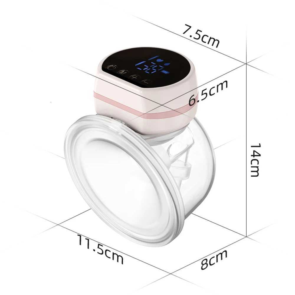 24MM Wearable Electric Breast Pump Invisible Hands Free Portable Integrated Breast Pump with 3 Modes and 9 Levels of Suction X250724