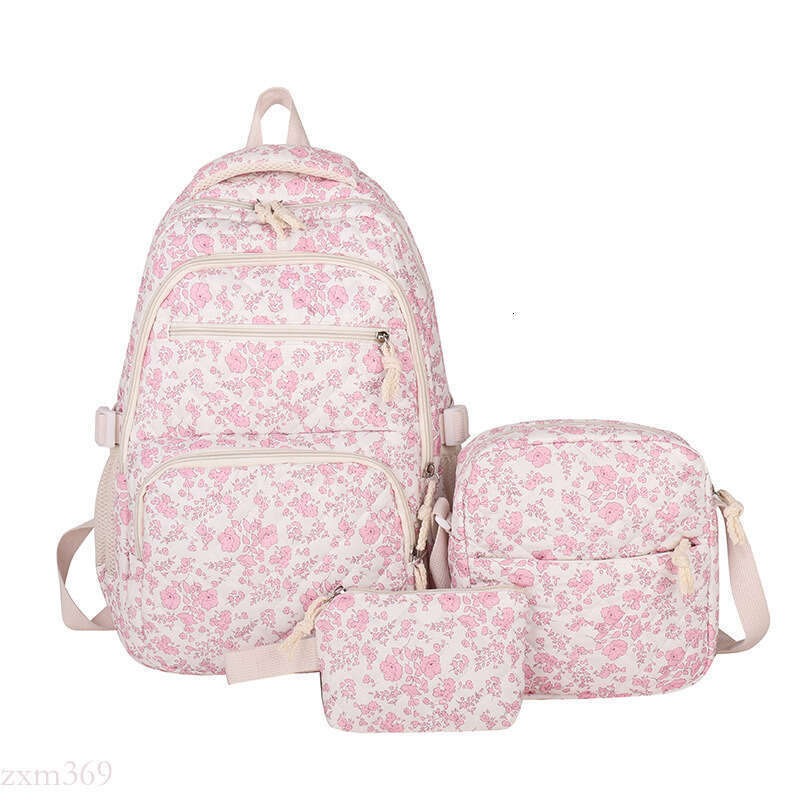 Printed Small Floral Waterproof Portable Makeup Large Capacity Toiletry Travel Storage Bag Backpack