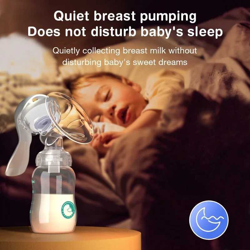 Breast Pump Baby Nipple Manual Suction Milk Pump Feeding Breasts Pumps Milk Bottle Sucking Postpartum Supplies BPA Free X250724