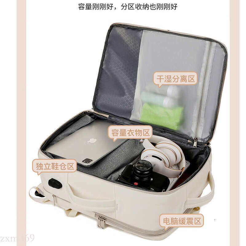 Multifunctional Men's Casual Lightweight Computer School Short-distance Business Trip Travel Backpack Women's Bag