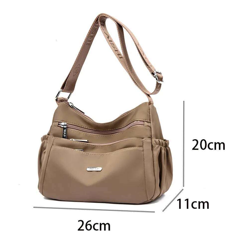 Multiple Pockets Shoulder Bags For Nylon Waterproof Purses And Handbags Women Designer Female Crossbody Bag Sac