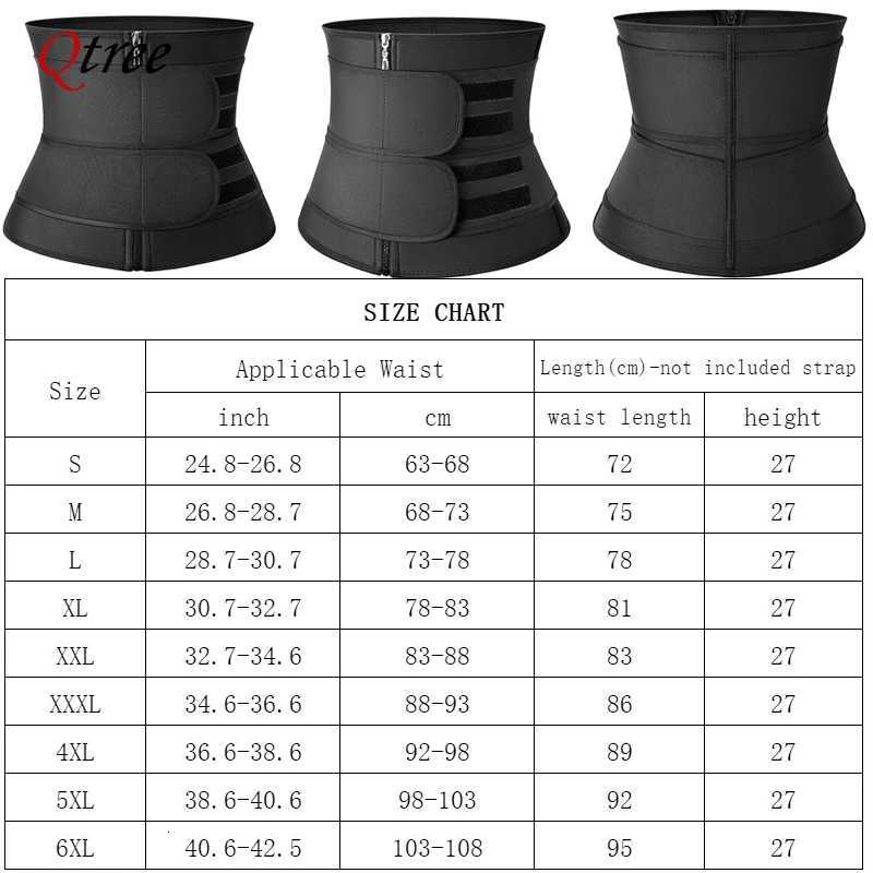 3tree Waist Plus Size for Women Sports Girdle Corset Slimming Belly Body Shaper Sweat Trimmer Belt Slimmer Weight Loss W250724