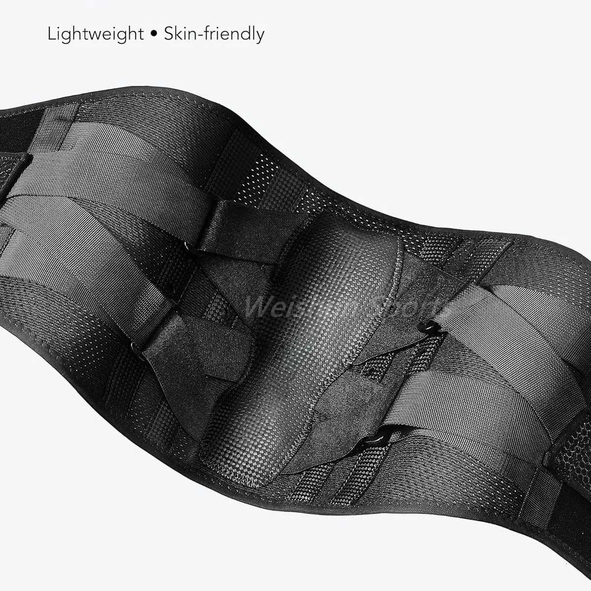 Lumbar Support Belt for Lower Back Pain Breathable Waist Support Brace with Carbon Fiber Support for Home Work Lifting W250724