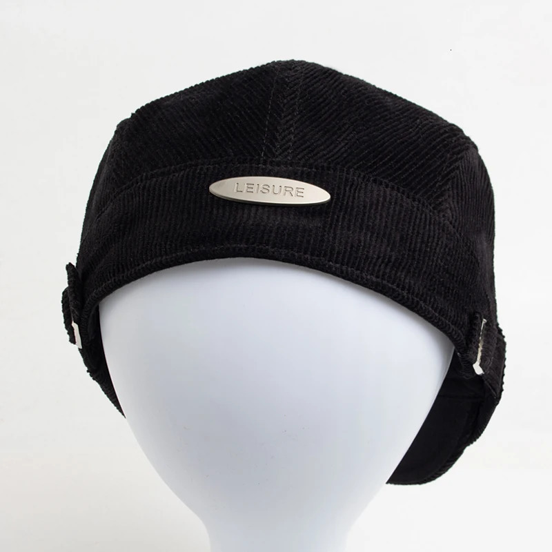 Men Fashion Corduroy Beret Spring Autumn Thick Warm Womens Flat Hat Vintage Casual sboy Cap Unisex Fashion Front Back Wear 250723
