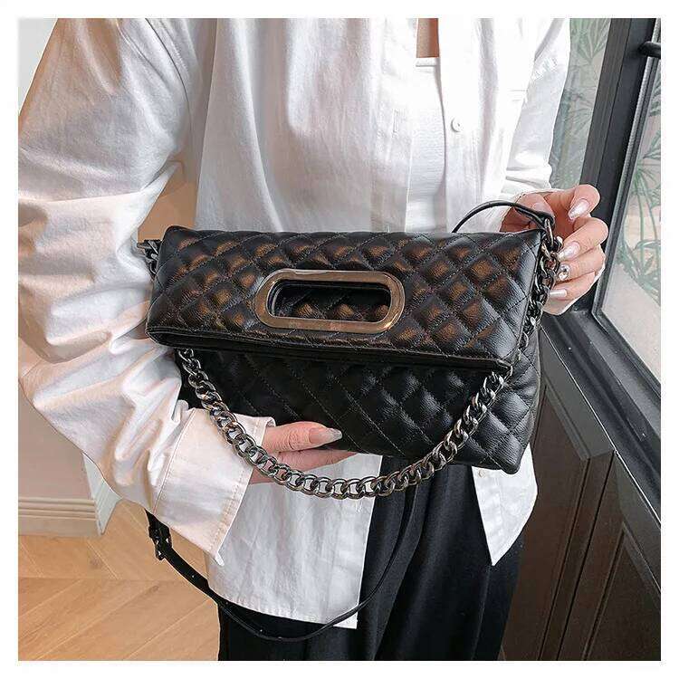 SS 2025 Women's Soft Quilted Crossbody Lightweight Embroidered Shoulder Bag Casual Boho Chic MDNG