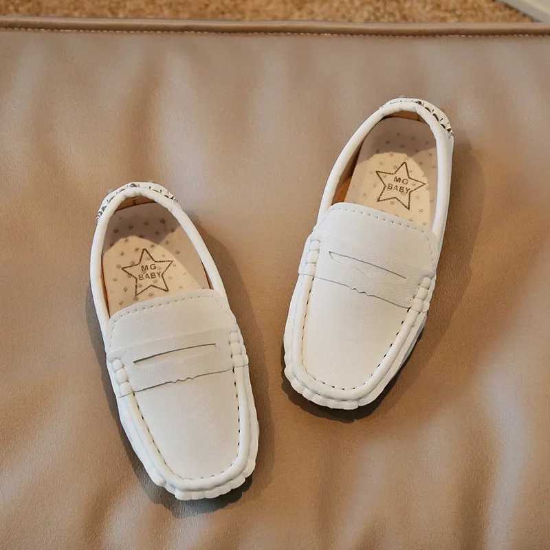 Brand New PU Leather Boys Casual Boat Shoes Slip On Moccain Loafers Shoes Kids Low Top 1 To 12 Years Children Sneaker Boy F10092 XJ250724
