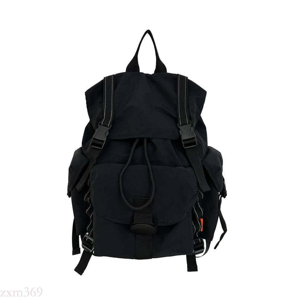 Women's Travel Hiking Laptop Men's Student School Bag Drawstring Flap Outdoor Large Capacity Lightweight Backpack