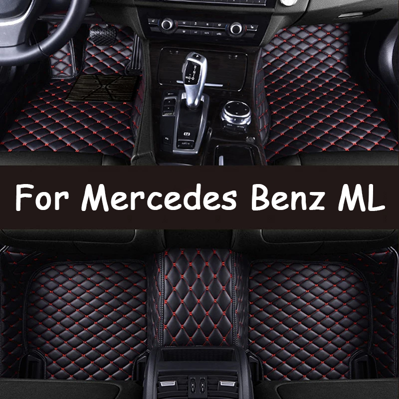 Custom Car Floor Mats For Mercedes Benz ML W164 W166 Auto Carpets Foot Coche Accessories