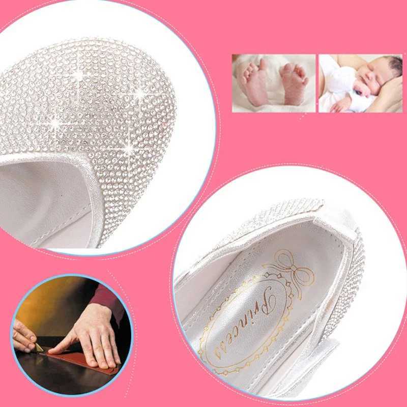 Girls Princess Shoes Glitter Dress Wedding Shoes Girls Kids Leather Shoes for Children Girl Butterfly Silver Gold Girl Shoes XJ250724