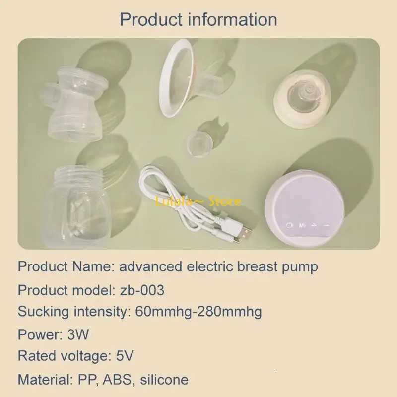 4GA Efficient Breast Pump with Powerful Motor Leakproof Single Pump Automatic Sturdy X250724