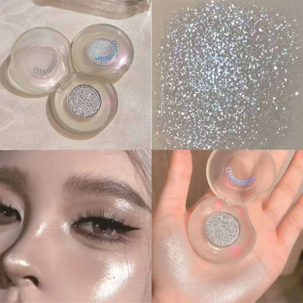 Dia Monochrome Highlighter Contouring Palette Fine Flash Brighten Eyeshadow Orange Sier Natural Eye Shadow Makeup Cosmetic X250723 X2