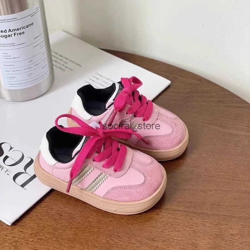 2025 Children Casual Sneakers for Girls Boys Spring Autumn New Fashion Korean Style Soft Anti-slippery Versatile Chic Baby Shoes Q250724
