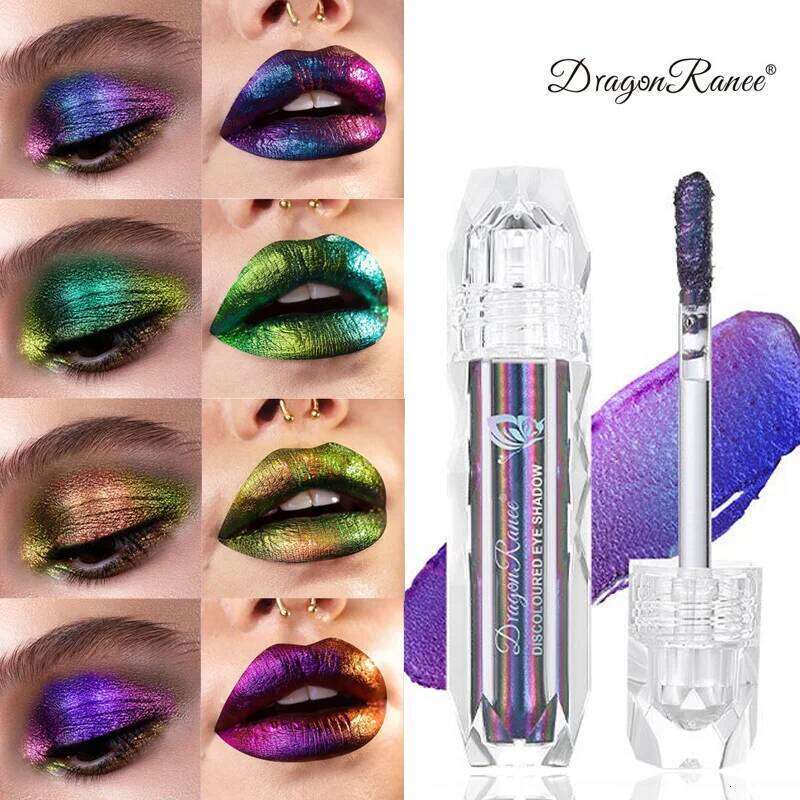 Liquid Metal Chameleon Makeup Lipgloss Shimmer Pigment Glitter Eye Shadow Lipstick Shine Dia Eyeshadow X250723 X250724