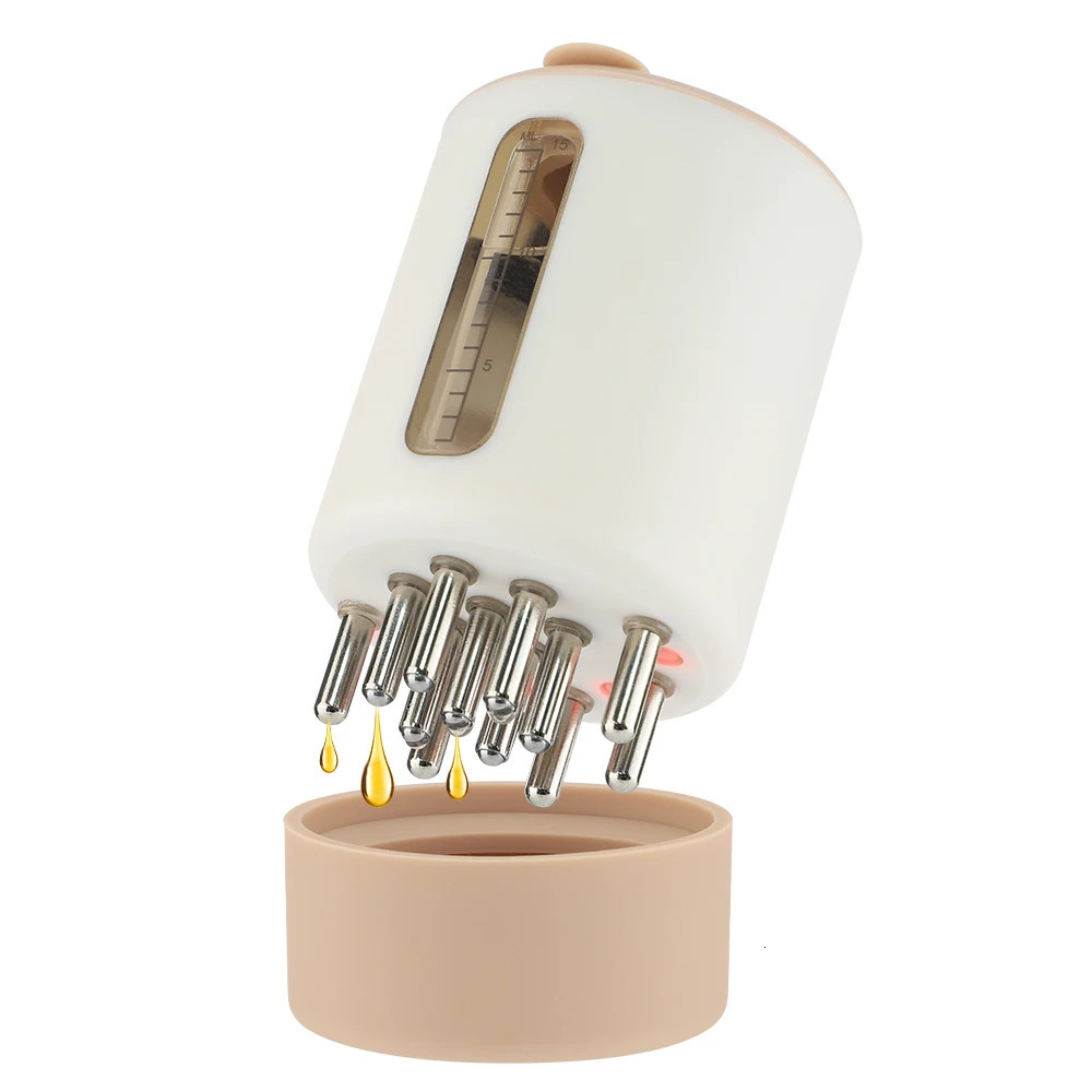 Electric Intelligence Scalp Massage Applicator Hair Care Essential Oil Ball Massage Red Light Vibration Hair Generative Artifact 250721