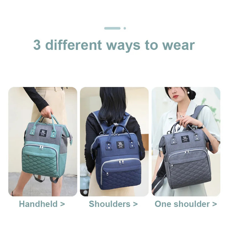 Mommy Diaper Bags Baby Stroller Hanging Bag Mother Large Capacity Nappy Backpacks With Changing Mat Convenient Nursing Bags 250724