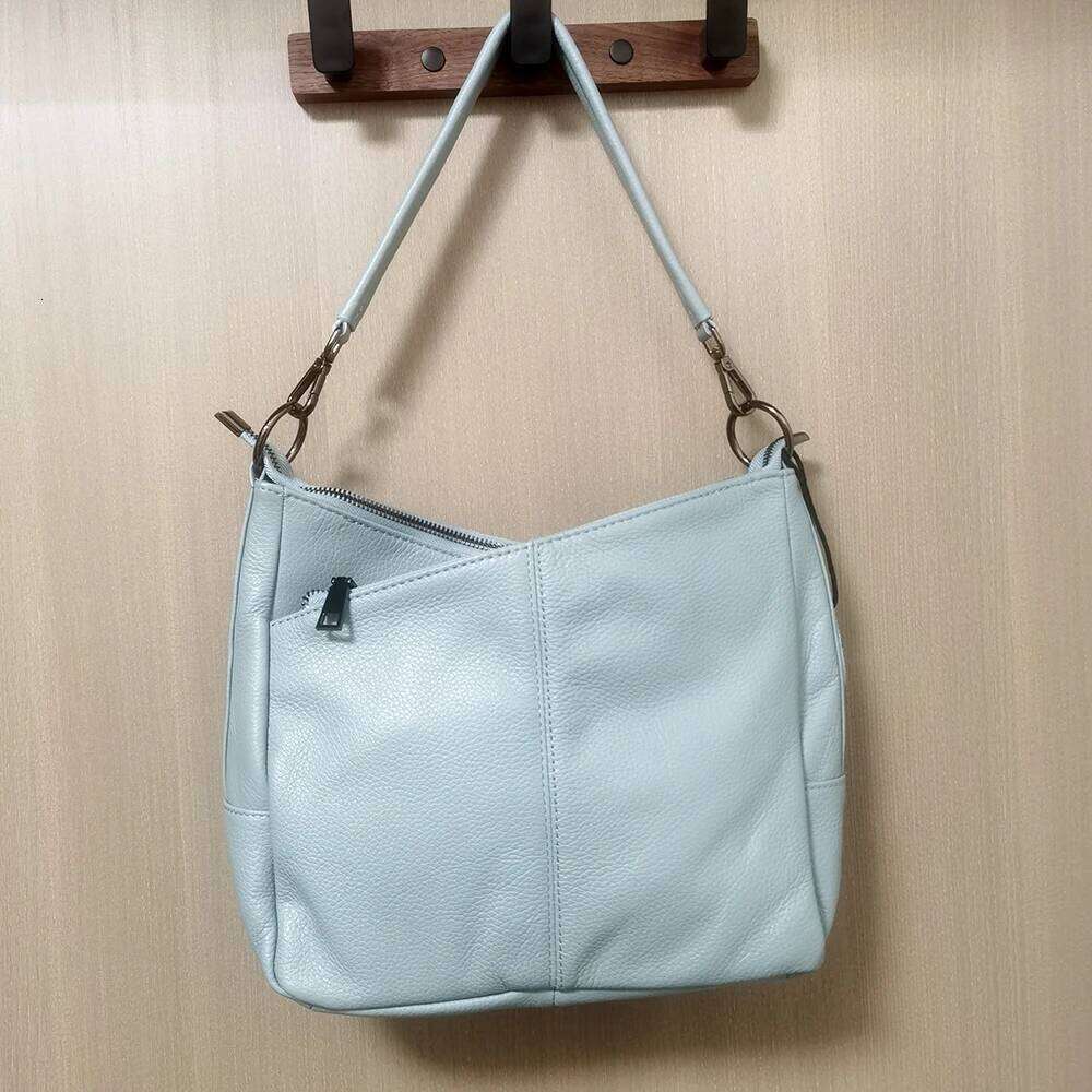 2025 New Women's Genuine Soft Cow Leather Crossbody Convertible Shoulder - Spacious & Effortless Quality Bag For Commuting