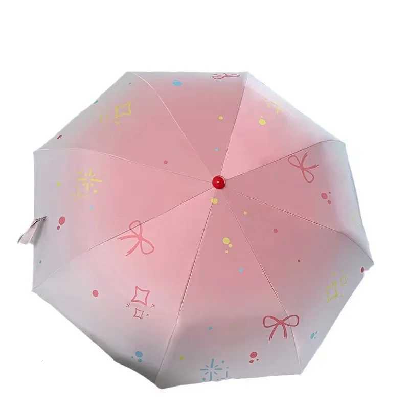 Sun Umbrella Folding Umbrella Sunshade Umbrella Sun Umbrella Sun Umbrella High Value French Cream Forest Series R250724