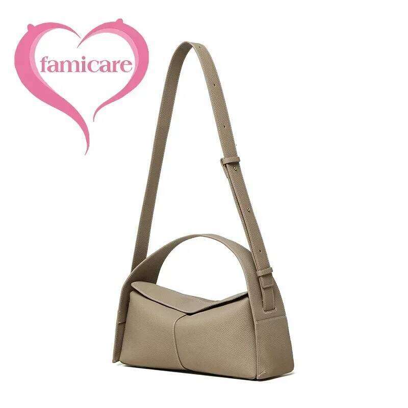 Luxury designer niche women's first layer cowhide fashionable women's square portable messenger new bag single shoulder