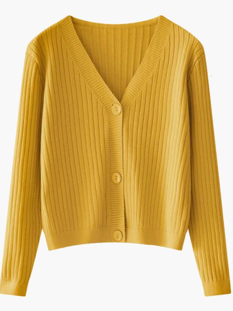 2025 Women Cardigans Sweater V-neck Spring Summer Knitted Cardigans Solid Single Breasted Womens Sweaters X250724