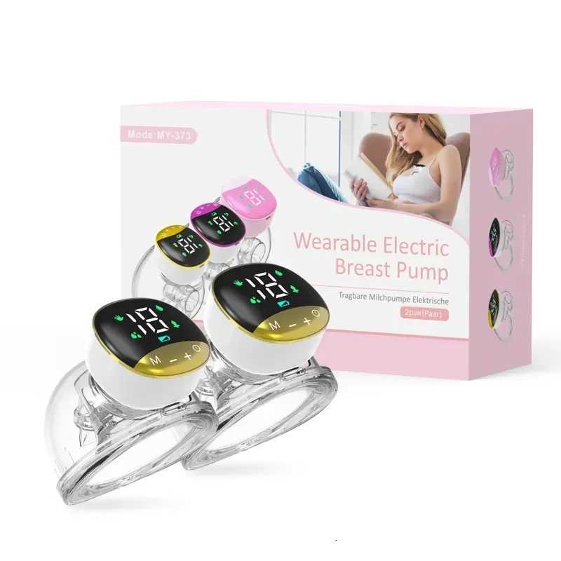 New LCD Electric Wearable Breast Pump Automatic Hands-free Silent USB Rechargeable Milk Extractor Baby Breastfeeding BPA Free X250724