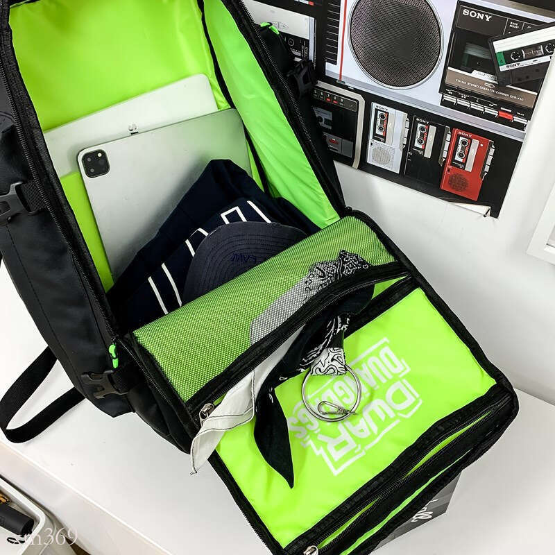 Large Capacity Men's Casual Lightweight Travel Backpack Trendy Fashion Outdoor Sports Style Mountaineering Bag