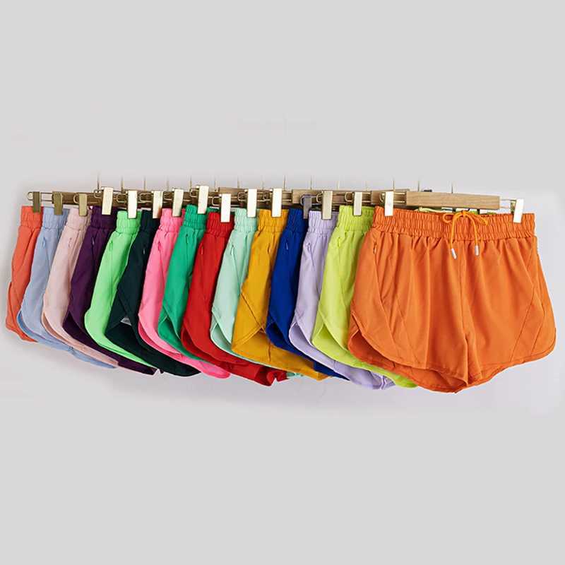 Women Running Lightweight Athletic Shorts With Mesh Liner Zip Pocket Quick Dry Workout Sports Shorts Non-Active Yoga Pant Sport XJ250724