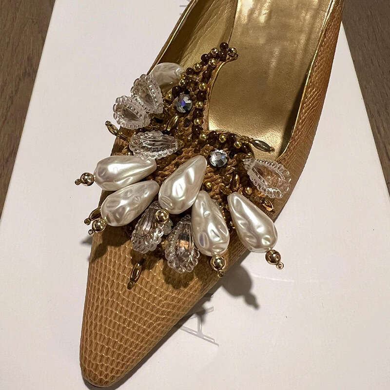 Heel Sandals Sandals Shoes Women Heels Gold Cap Sandals For Women Outdoor Wear New Summer French Style Small Thin Heel Versatile Pointed To