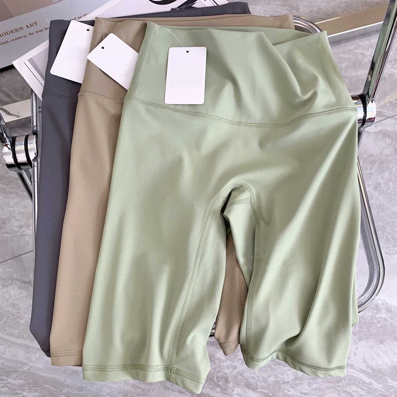 Summer Yoga Shorts Elastic Breathable Tights Leggings Quick Dry Sports Fitness Yoga Cycling Athletic Gym Shorts XJ250724