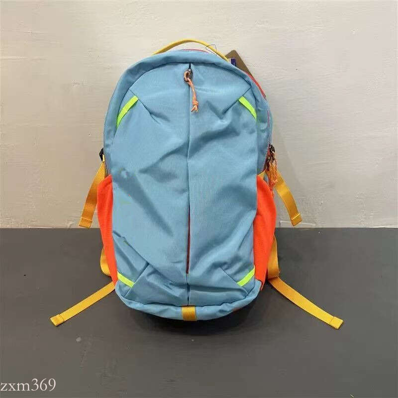 New Dopamine Color-Block Casual Outdoor Sports Hiking Large Capacity Backpack