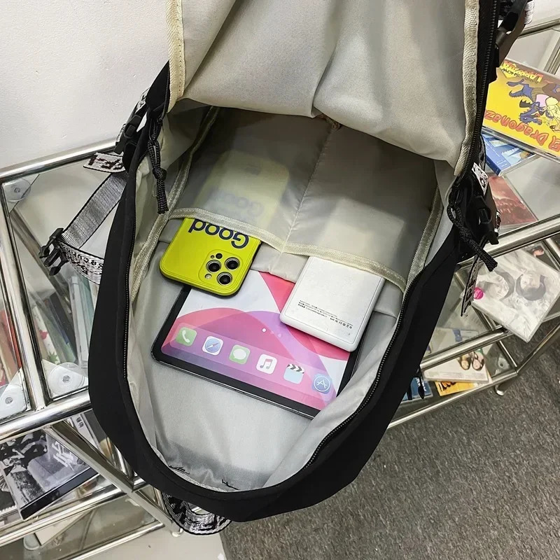 Fashion Schoolbag Female Student Backpack Large Capacity Fashion Backpack Computer Bag Femal School Backpack Travel Bag 250723