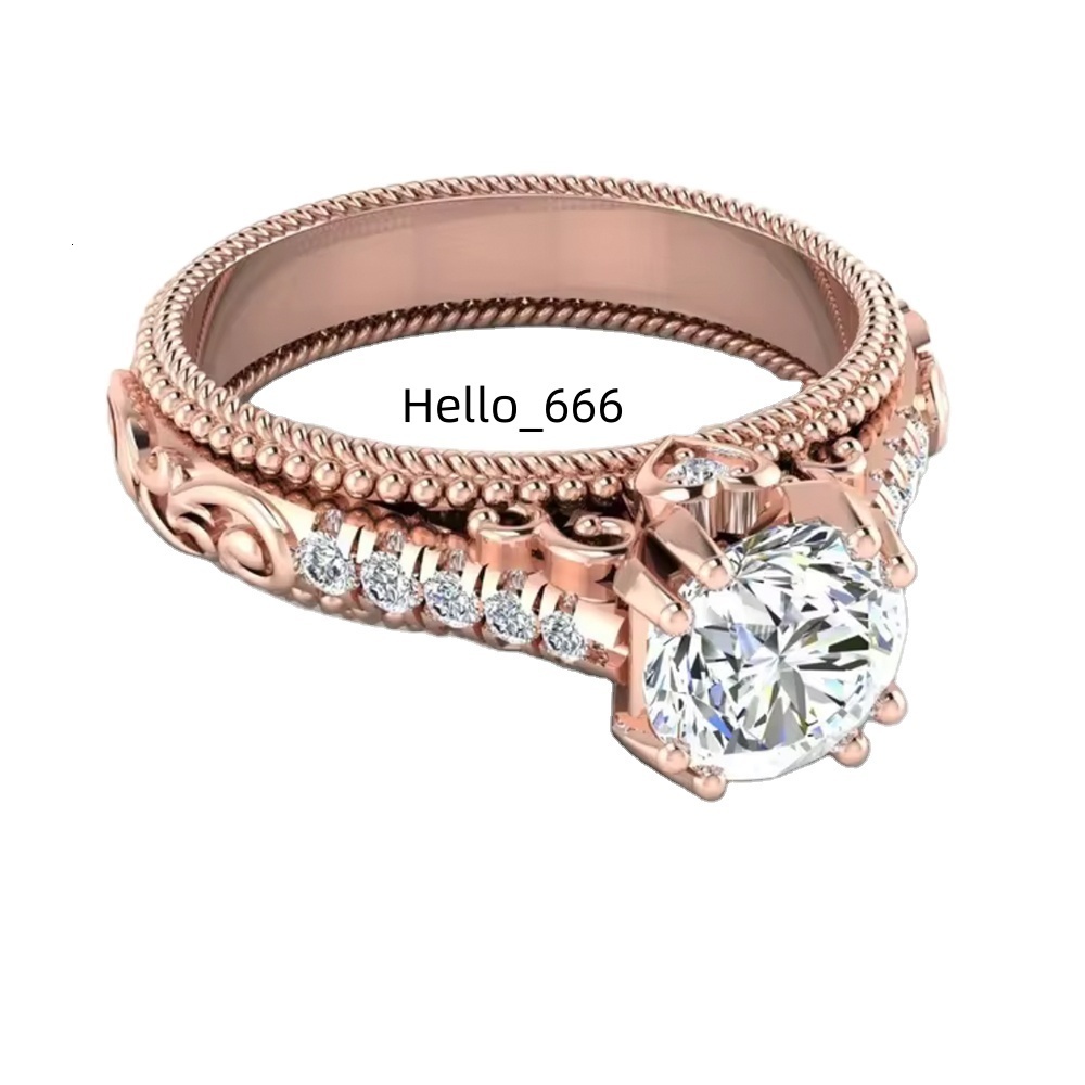 Classy Design Trendy Design Moissanite Colorless Diamond DEF Certified Solitaire Ring 10k Low Price Worldwide Delivery