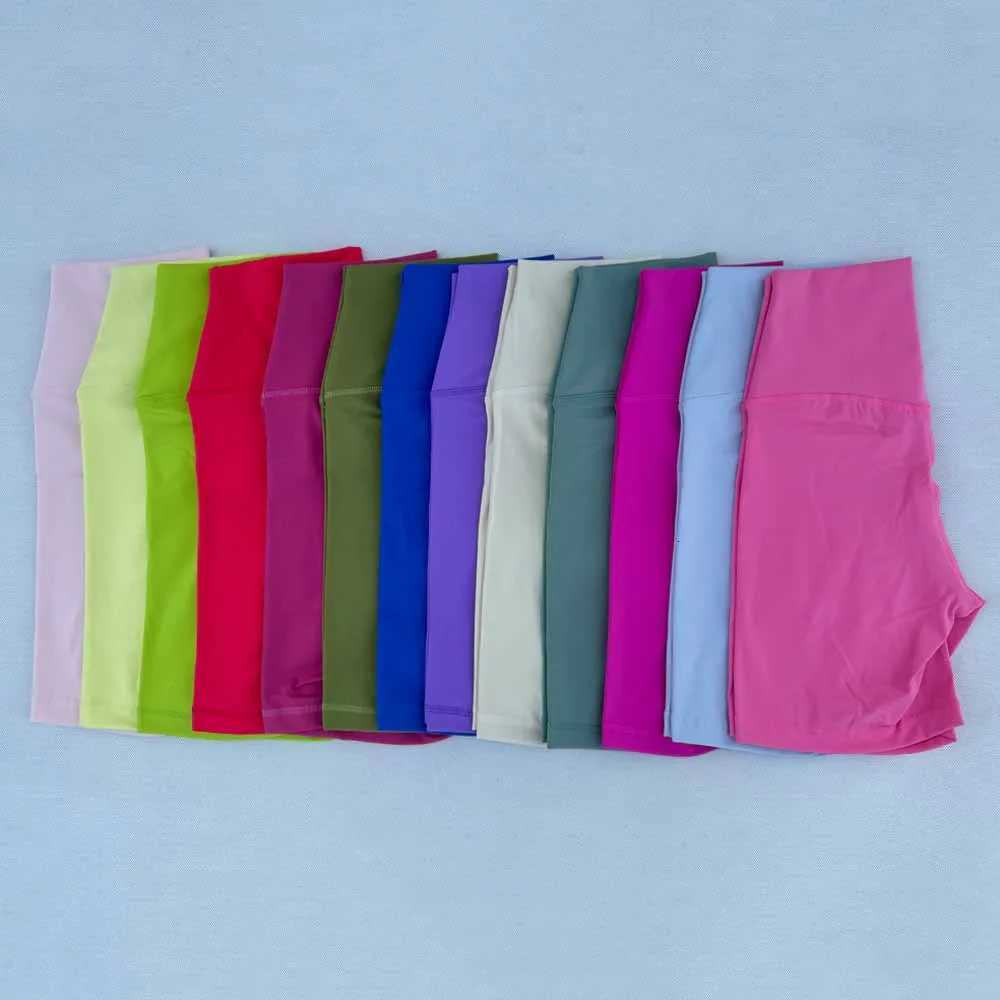 Womens Shorts Yoga Clothes Tights Outdoor Jogging High Waist Leisure Commuting Womens Gym Leggings Workout Cycling ShortsXJ250724