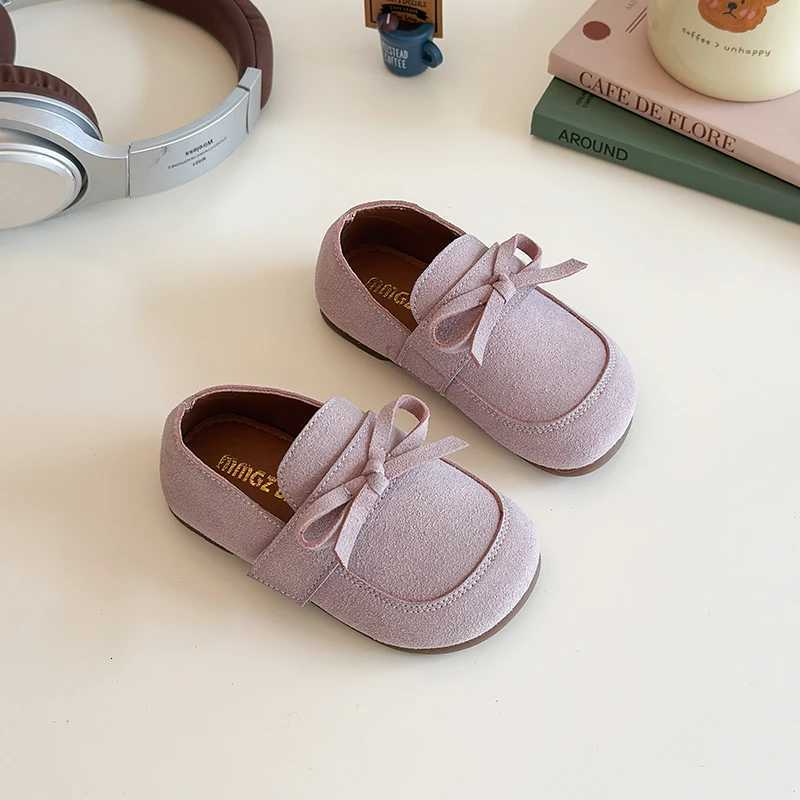 Fashion Kids Shoes For Girls Children Leather Shoes British Style Boys Loafers Baby Toddler Suede Sneakers Walkers Comfort Flats XJ250724