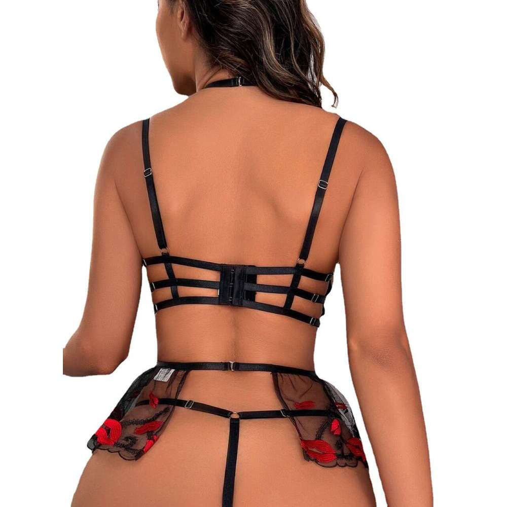 Sexy Lingerie Set Lace Lingerie Sexy Underwear New Sexy Set For Women With Mesh And Embroidery Passionate Lingerie