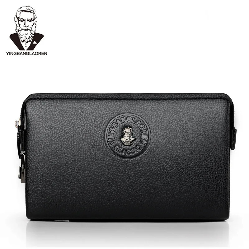 2025 Mens PU Leather Wallet Long Business Men Clutch Bags Anti-theft pas Fashion Zipper Man Purses Large Capacity Card Holder 250723