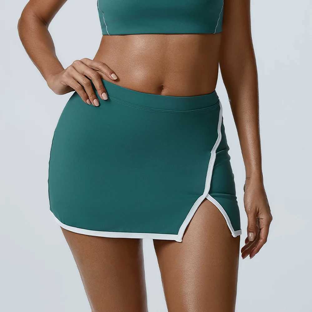 Women Sports Tennis Skirts High Waist Tights Yoga Tennis Shorts Dress Skirt Anti-Exhaust Quick Dry Yoga Short Gym Push Up Skirts XJ250724